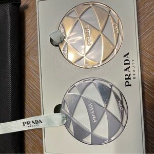 Prada Beauty Gold and Silver Beauty Ornament